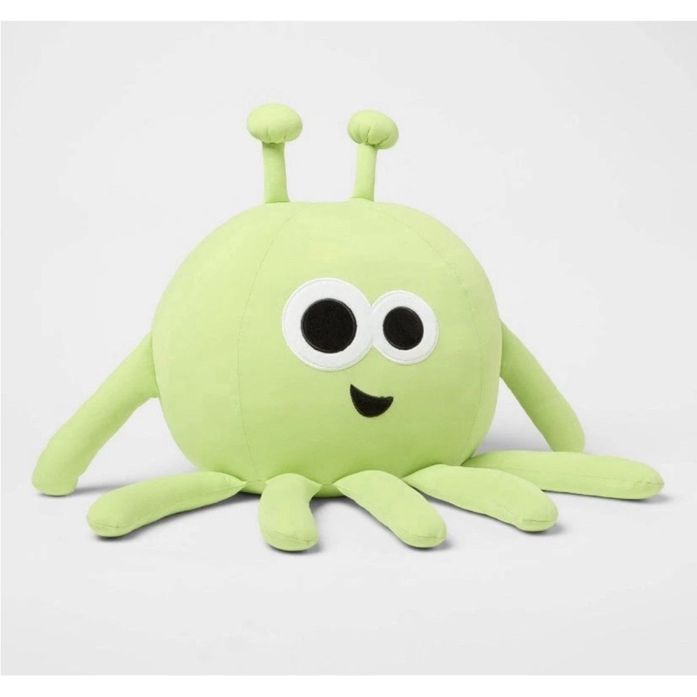 Pillowfort Green Alien 3lb Weighted Good For Anxiety New With Tags